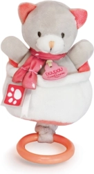 Gatita de peluche musical DOUDOU 20 cm
