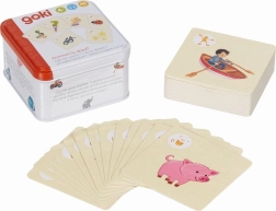 Goki juego Adivina actividades en caja metálica
