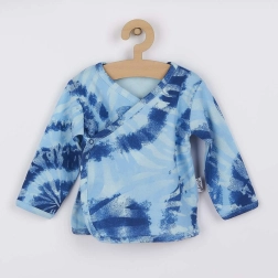 Camisita de algodón para bebé Nicol Tomi azul