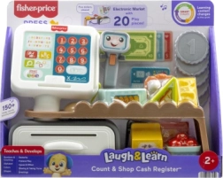 Caja registradora parlante Fisher‑Price con escáner y Smart Stages (cz/sk/eng/hu/pl)