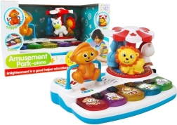 Piano infantil con animales y carrusel – juguete interactivo