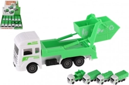 Servicios municipales cochecito de plástico 12 cm con función de retroceso