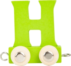 Tren de madera – alfabeto de colores letra H small foot