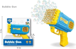 Pistola de burbujas con efectos de luz
