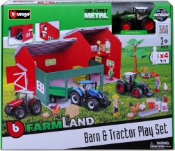 Bburago Farmland set granero con tractor