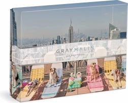 Puzzle Gray Malin perros en Nueva York 1000 piezas