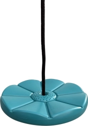 Disco columpio de plástico turquesa