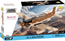 Maqueta de avión AT–6 Wolverine de COBI (263 piezas)