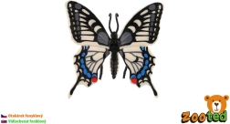 Figura de mariposa macaón del hinojo Zooted de 8 cm