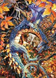 Puzzle Cobble Hill Abby y su dragón 1000 piezas