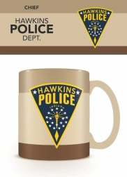 Taza Stranger Things Hawking Police
