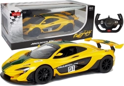 Coche teledirigido McLaren P1 GTR Rastar 1:14 amarillo