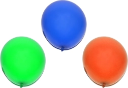 Globos inflables de 26 cm - set de 10 unidades, metálicos