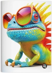 Cuaderno rayado A4 Chameleon