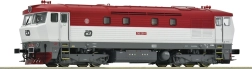 Locomotora diésel Roco ČD 749 «Bardotka», digital con sonido H0
