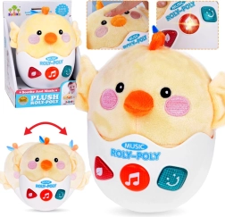 Pollito musical mecedor con melodías, luz y sonidos