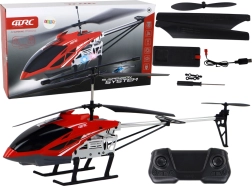 Helicóptero RC 70 cm rojo con estabilización y LED