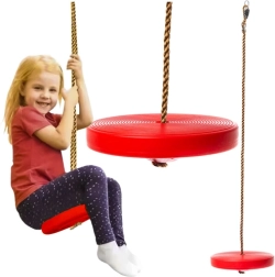 Columpio de jardín redondo de plástico