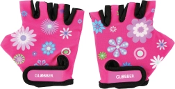 Guantes protectores infantiles para bebés Globber XS rosas con estampado floral