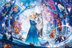 Puzzle SCHMIDT princesa en un bosque nevado 100 piezas