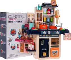 Cocina infantil con iluminación, sonidos, agua corriente y vapor, 42 piezas