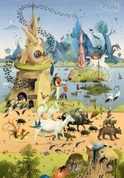 Puzzle HEYE De excursión – Hieronymus Bosch, 500 piezas