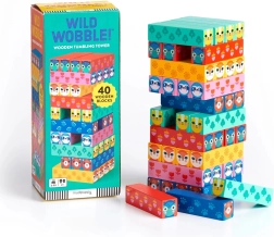 Torre de madera WILD WOBBLE – animales en la naturaleza