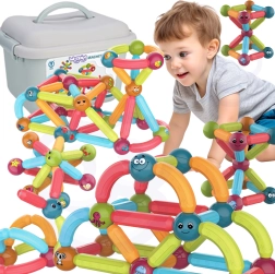 Woopie bloques de construcción magnéticos educativos 52 uds