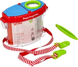 Bote de observación infantil con lupa y pinzas Goki