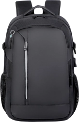 Mochila urbana con USB, compartimento para portátil y elementos reflectantes, 16 l, 45 cm