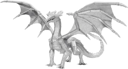 Modelo 3D metálico de dragón METAL EARTH Premium Series