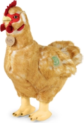 Gallina de peluche 33 cm con huevito eco-friendly