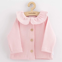 Chaqueta para bebé con botones New Baby Laura rosa 92