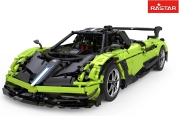 Kit de construcción del coche deportivo PAGANI Huayra BC 1:8 verde Rastar