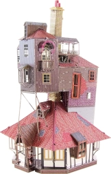 Puzzle metálico 3D METAL EARTH Harry Potter: La Madriguera (The Burrow) – modelo a color