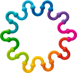 Fat Brain Plip Links aros de conexión de silicona, 20 uds.