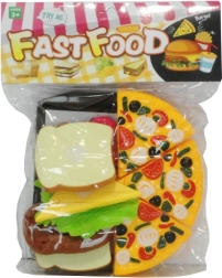 Set de cocina para cortar: pizza y tostada con bandeja