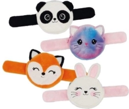 Pulsera de felpa tipo slap con monedero - 1 unidad