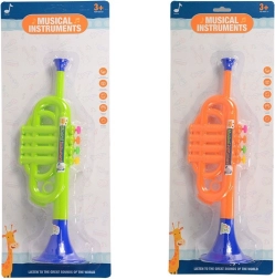 Trompeta de plástico para niños 35 cm
