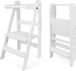 Torre de aprendizaje plegable Lofty – blanca
