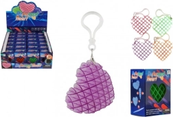 Llavero fidget corazón cambia-forma - antiestrés