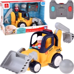 Vehículo de construcción RC – bulldozer y excavadora con sonidos y luces