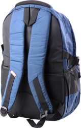 Mochila urbana con bolsillos 35L azul