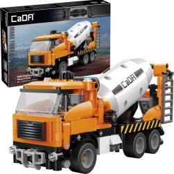 Set de construcción CaDA camión hormigonera – mezcladora de cemento, 368 piezas