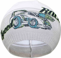 Gorro infantil de otoño New Baby Racing gris