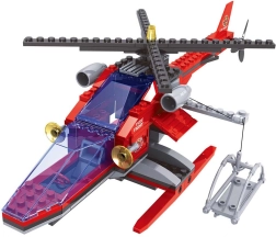 Juego de construcción compatible bloxo Bomberos – helicóptero 168 piezas