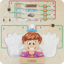 Tablero Masterkidz para experimentar con la conductividad