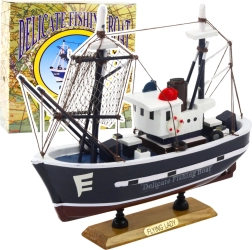 Barco pesquero decorativo Flying Lady modelo 24x23 cm