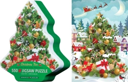 EUROGRAPHICS Puzzle Árbol de Navidad en caja metálica 550 piezas