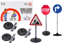 Set educativo de señales de tráfico grandes 76 cm – 3 uds